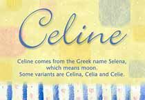 namensbedeutung celine